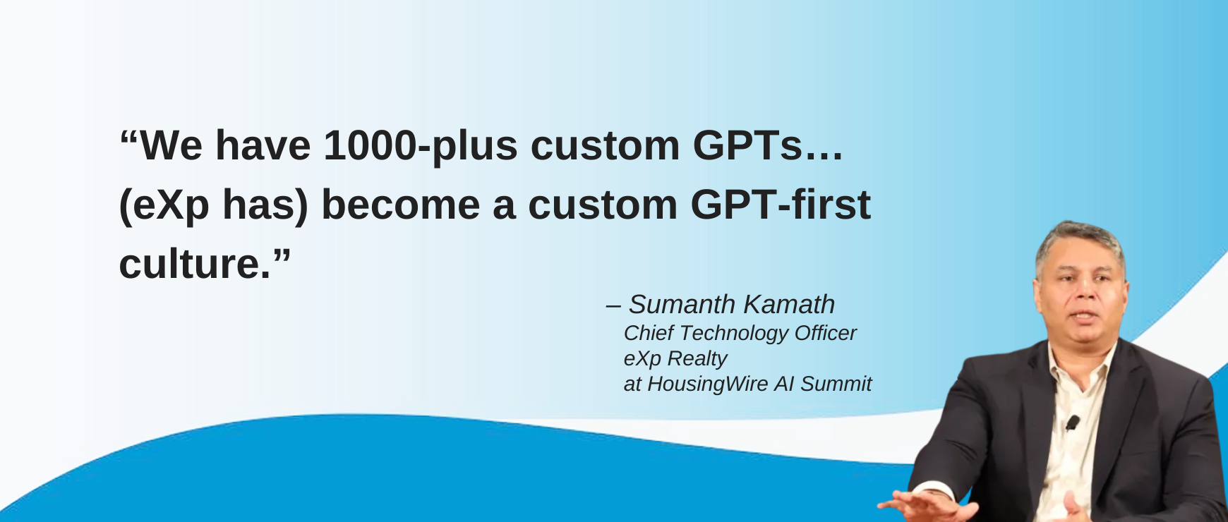 AI Quote of the Week Sumanth Kamath - eXp