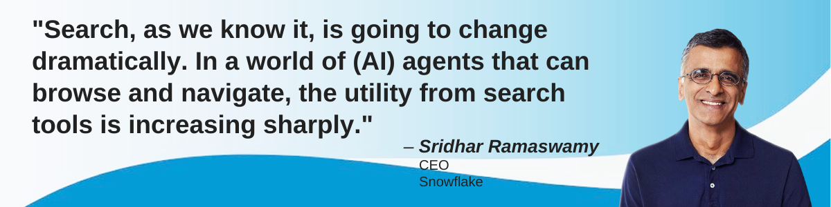 Quote of the Week - Sridhar Snowflake